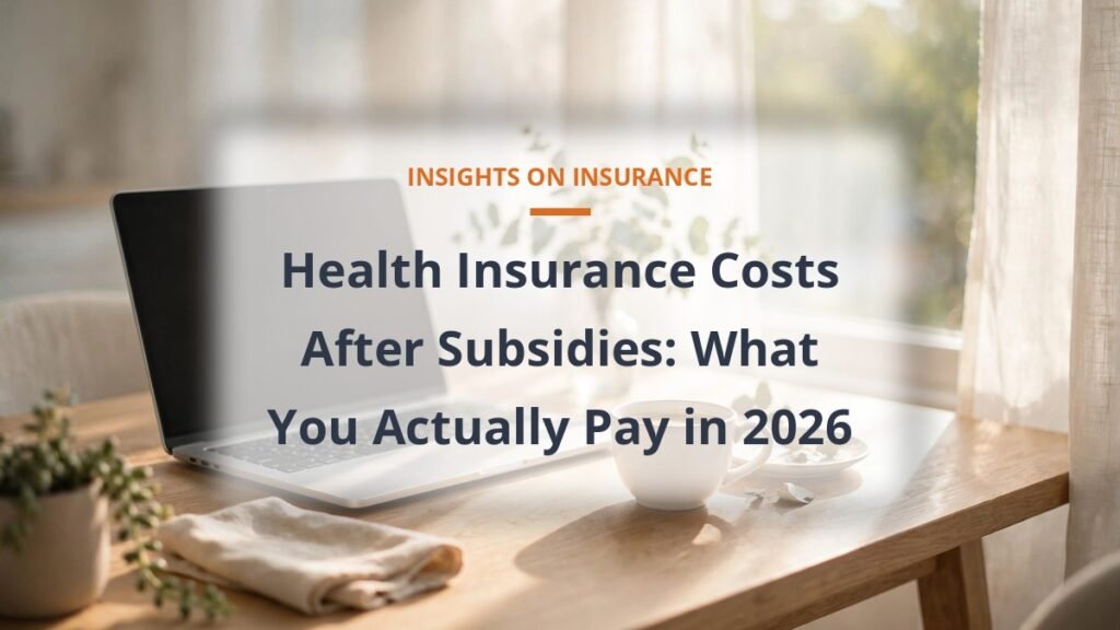 Health insurance costs after subsidies in 2026