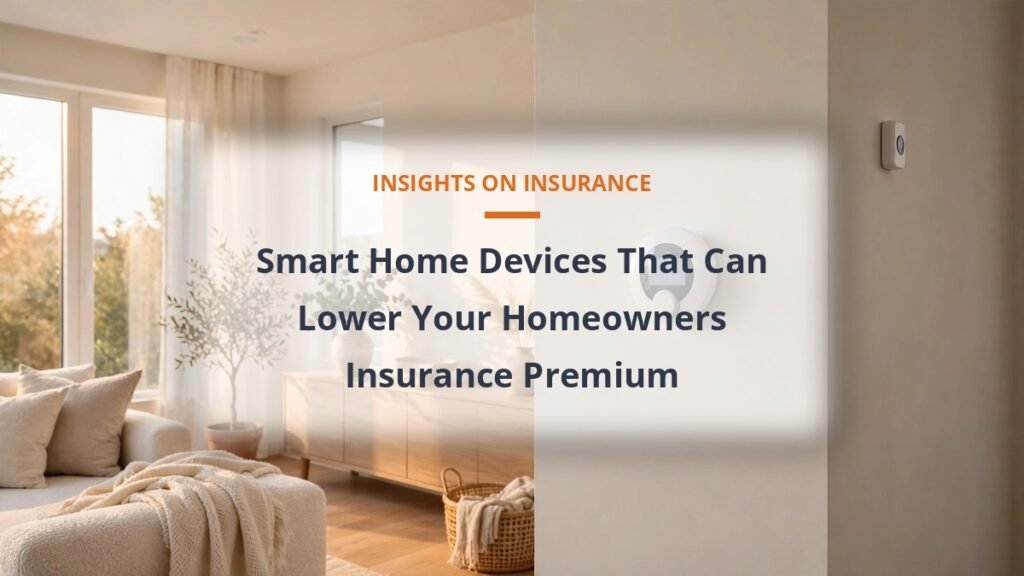 smart home devices insurance discount