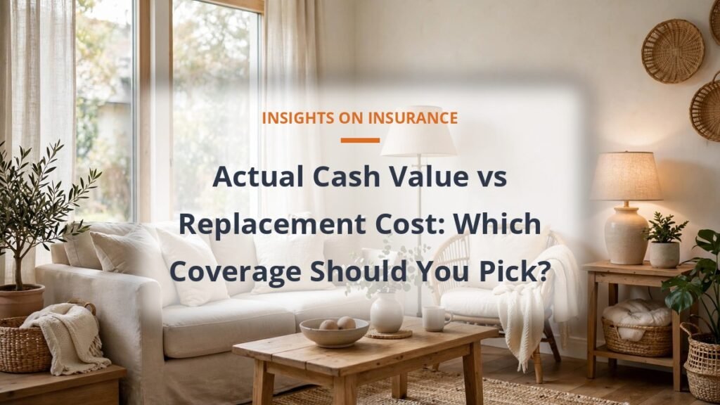 actual cash value vs replacement cost coverage