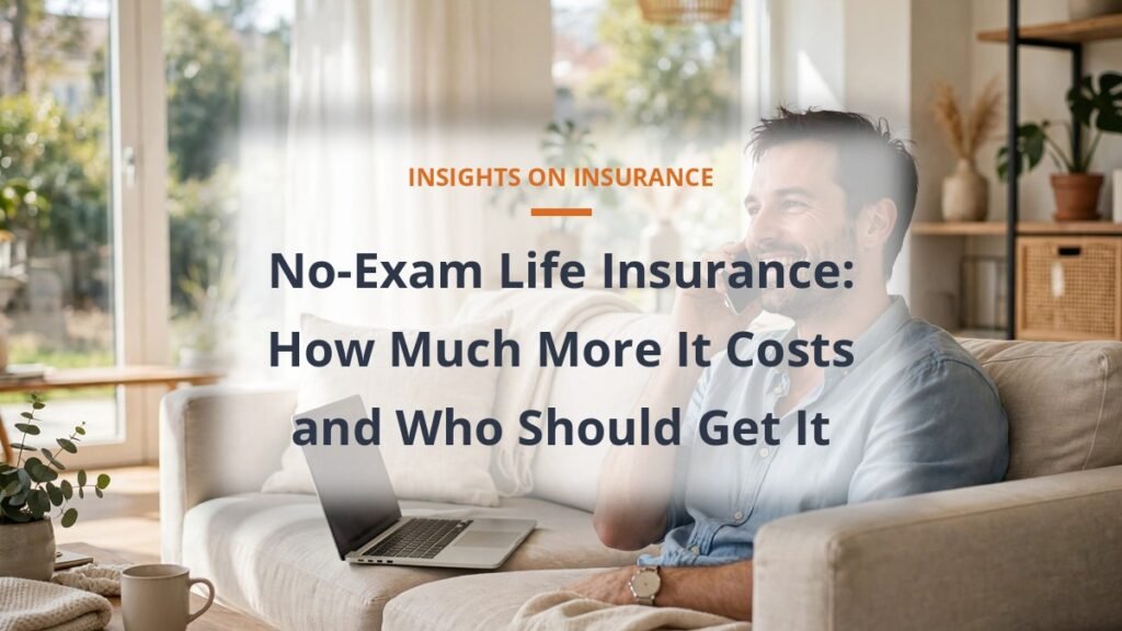 No-exam life insurance cost comparison