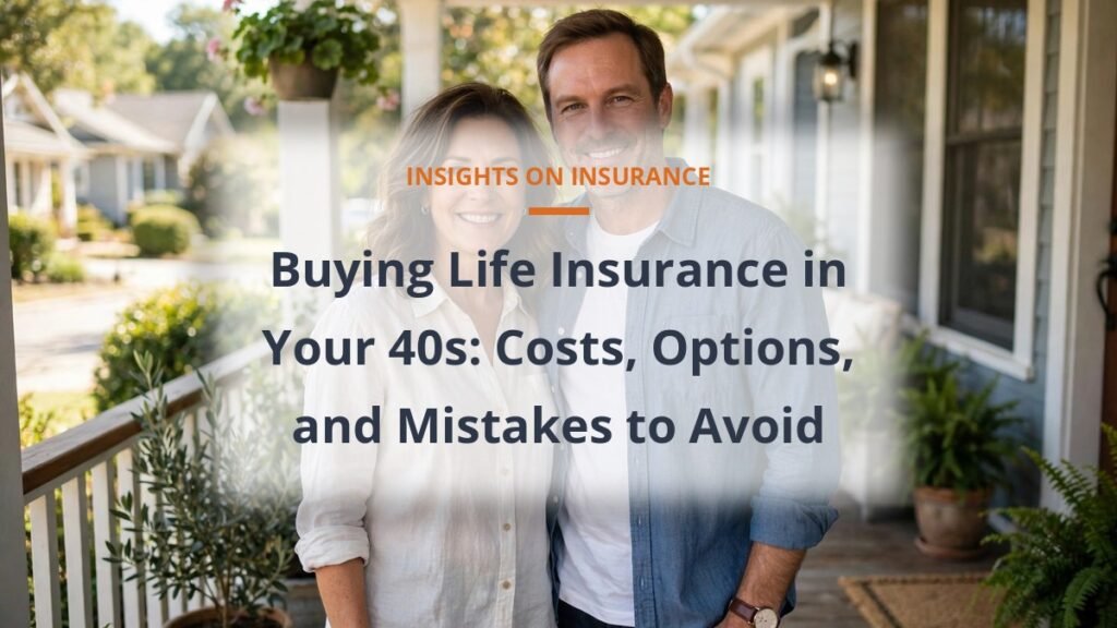 Buying life insurance in your 40s: costs and options