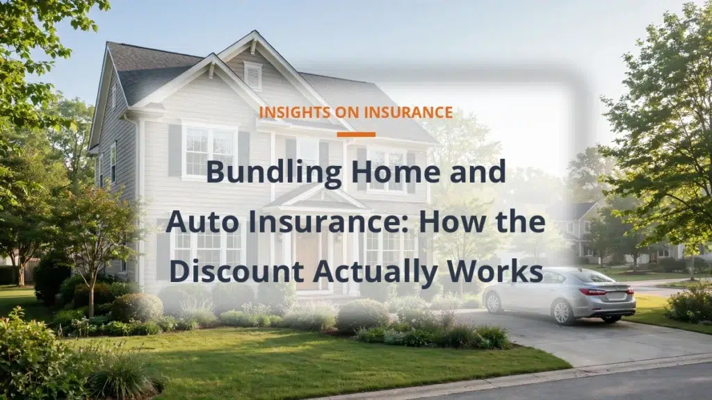 Bundling Home and Auto Insurance: How the Discount Actually Works
