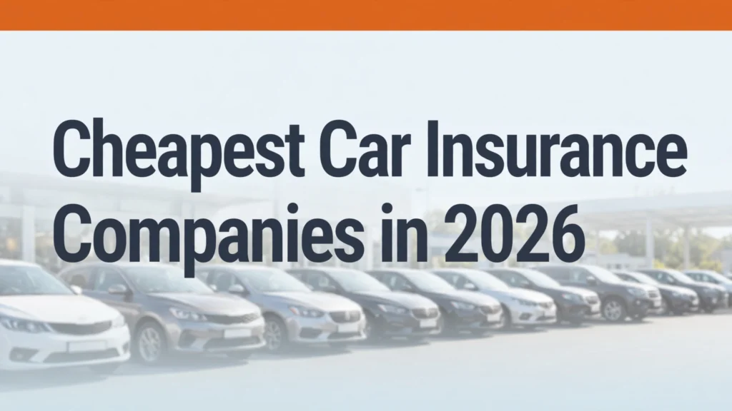 Cheapest car insurance companies in 2026