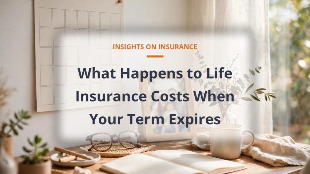 Term life insurance renewal rates when your policy expires