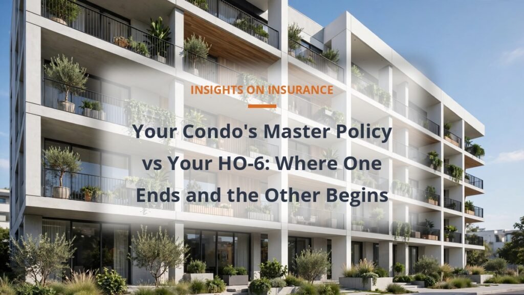Condo master policy versus HO-6 insurance coverage explained