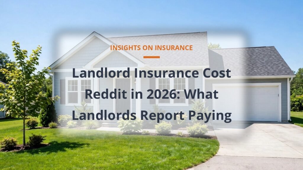 Landlord insurance cost Reddit 2026 rental house