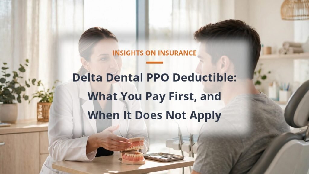 Delta Dental PPO deductible dentist explaining a treatment plan to a patient