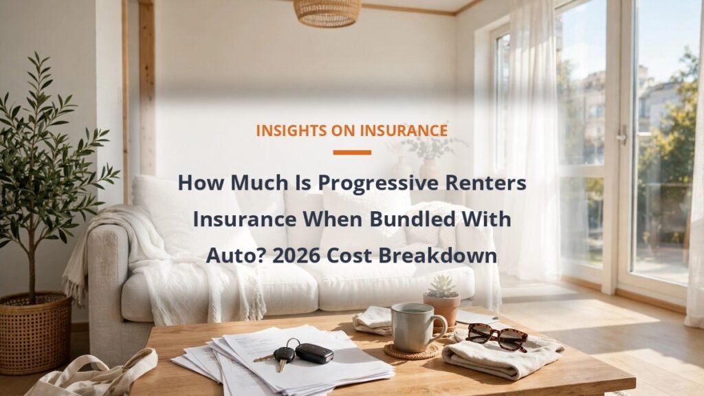Progressive renters insurance bundled with auto cost