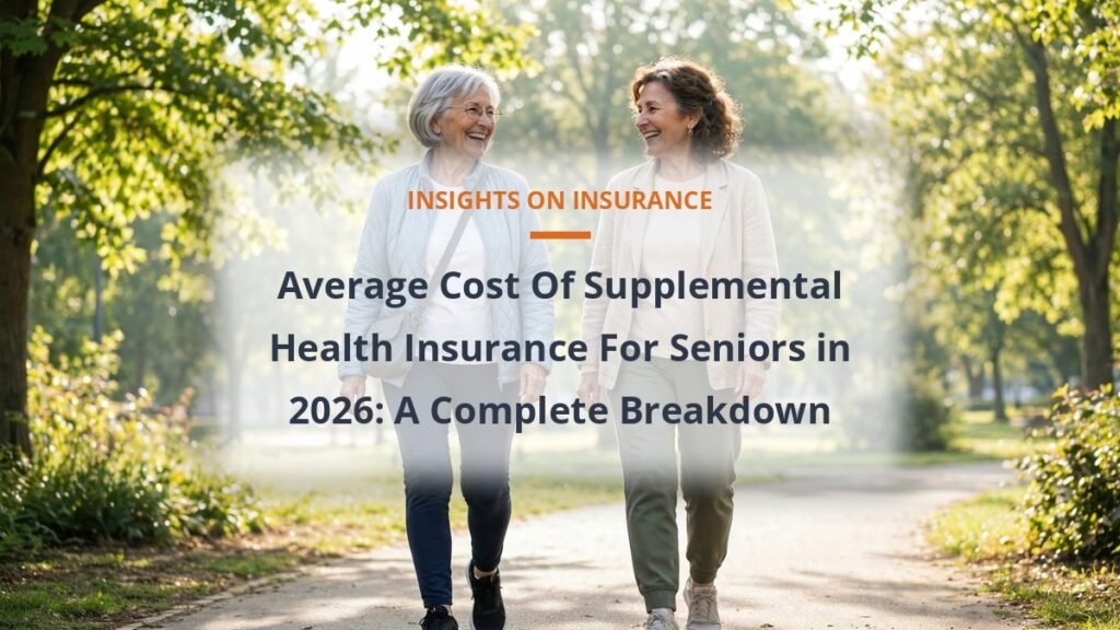 Average cost of supplemental health insurance for seniors in 2026 by plan and age