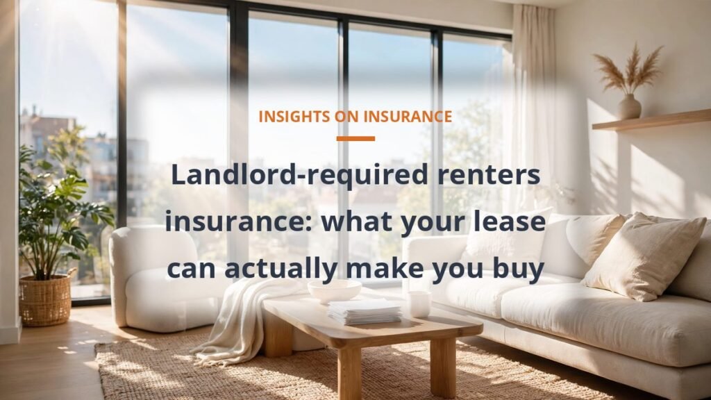 Landlord-required renters insurance lease requirements explained
