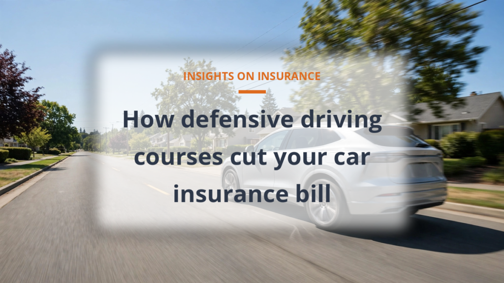 Defensive driving course car insurance discount