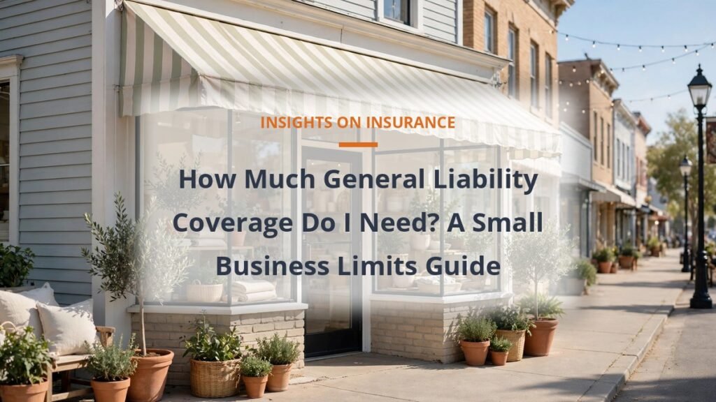 How much general liability coverage a small business needs — limits guide