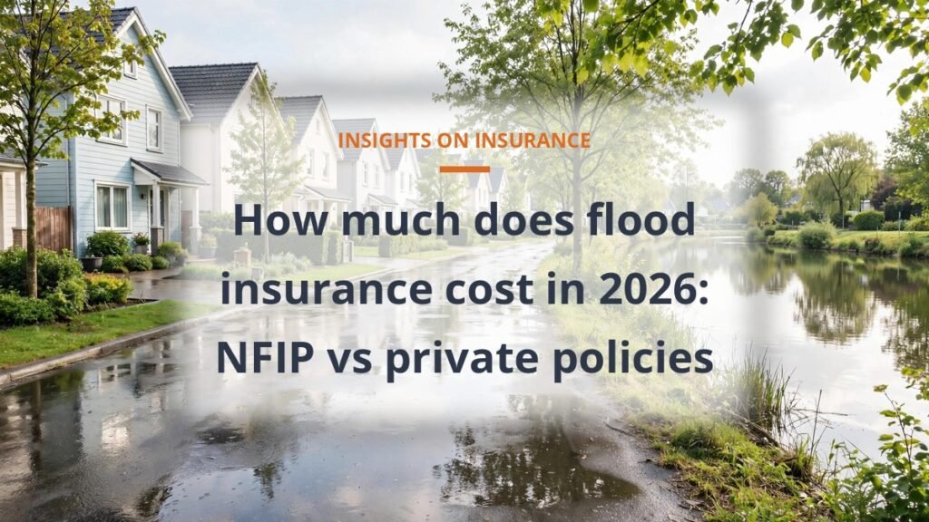 Flood insurance cost 2026 NFIP vs private policies comparison
