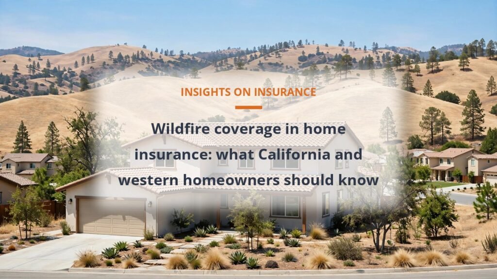 Wildfire coverage home insurance California homeowners guide