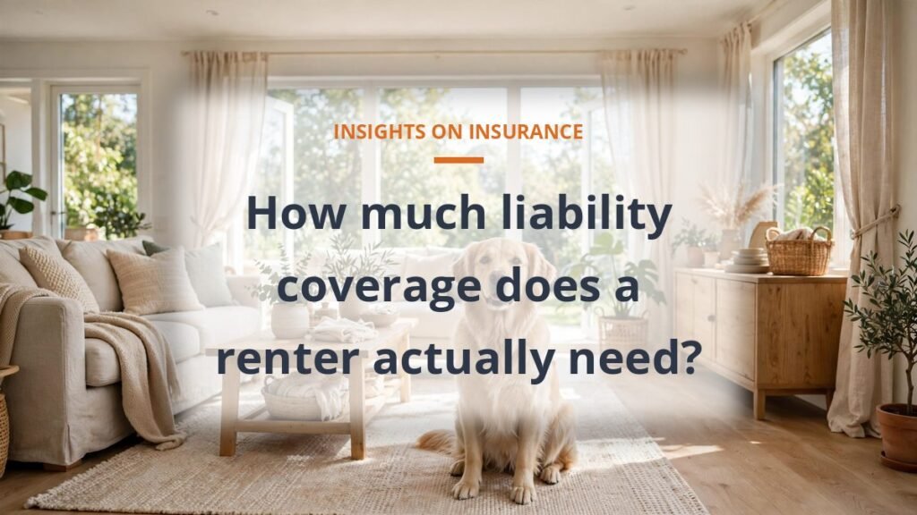 Renters liability coverage how much a renter needs