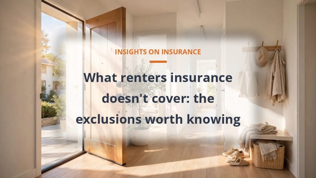 Renters insurance exclusions not covered list