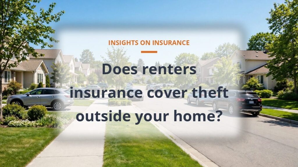 Renters insurance theft outside home off-premises coverage