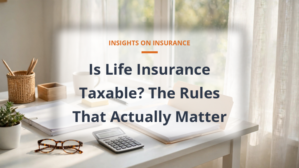 Is life insurance taxable
