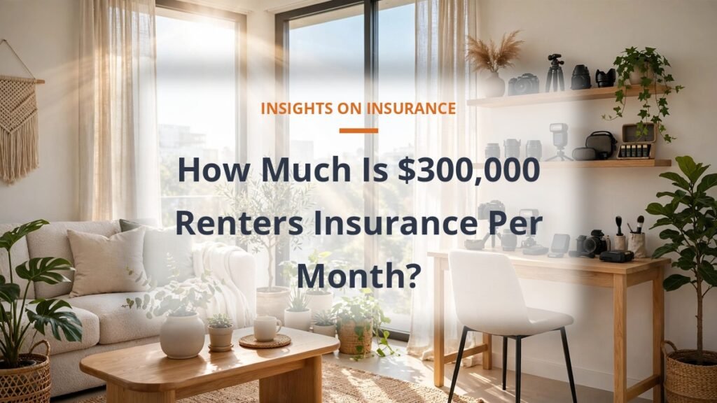 How much is 300000 renters insurance per month - bright apartment interior