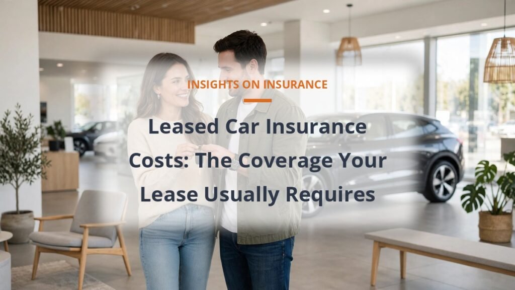 leased car insurance cost, lease coverage requirements and gap protection