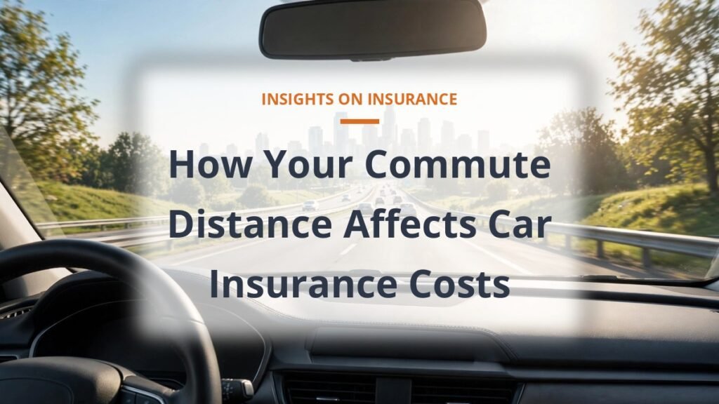 commute distance and car insurance cost, mileage and use class pricing