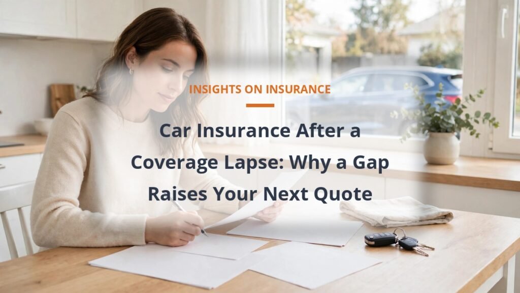 car insurance after a lapse in coverage, gap penalties and rebuilding discounts