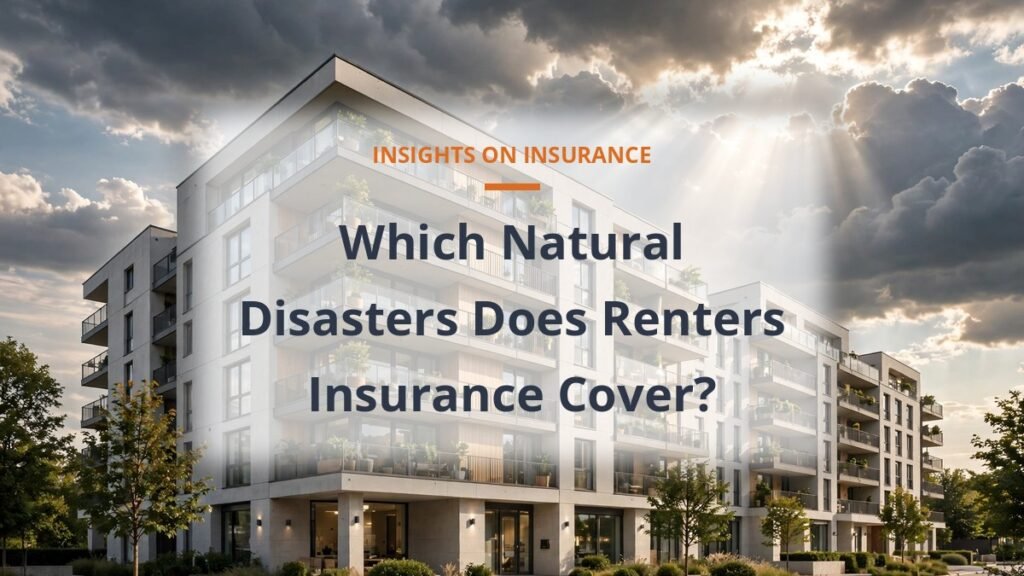 Natural disasters covered by renters insurance