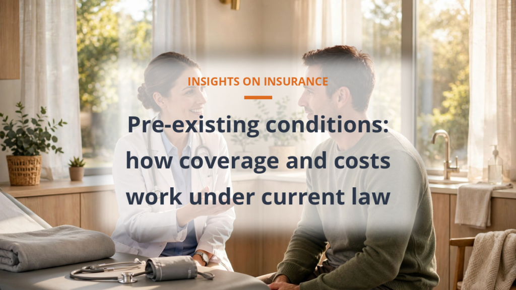 Pre-existing conditions health insurance coverage rules