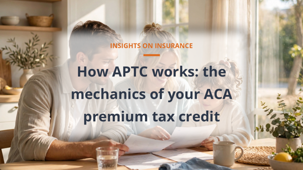 How APTC premium tax credits lower ACA marketplace premiums