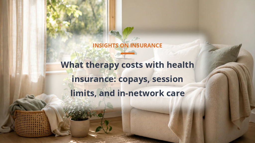 What therapy costs with health insurance