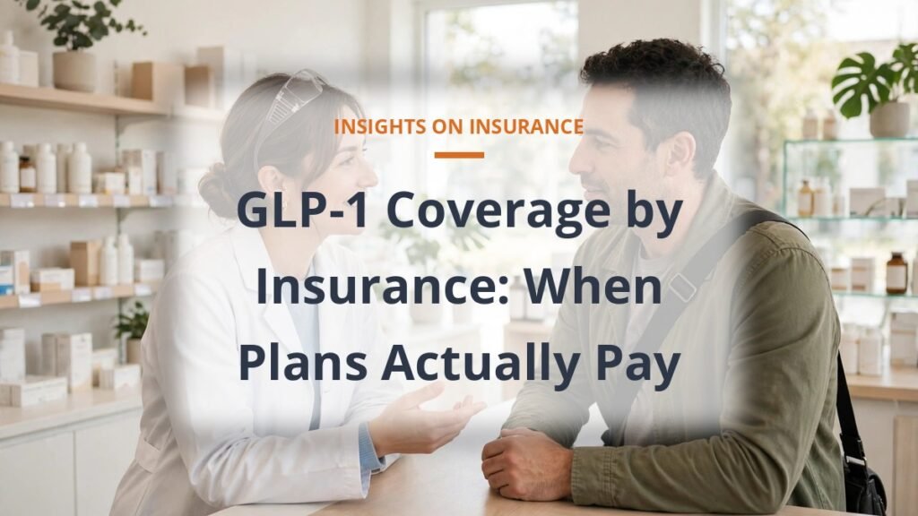 Pharmacist consulting customer - GLP-1 insurance coverage when plans pay
