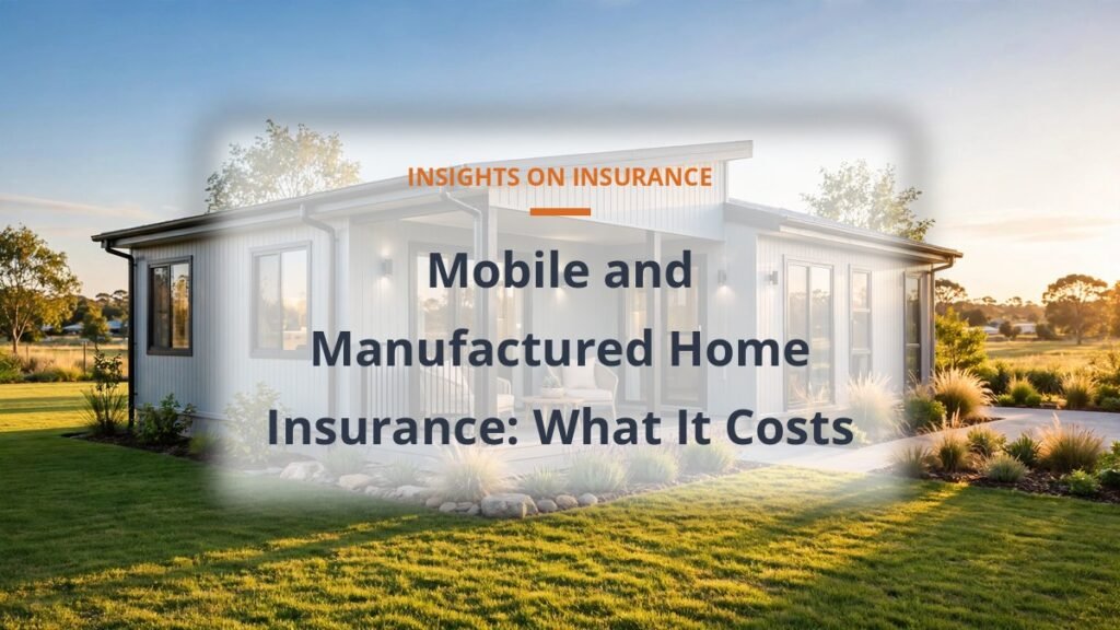 Mobile and manufactured home insurance cost guide featured image