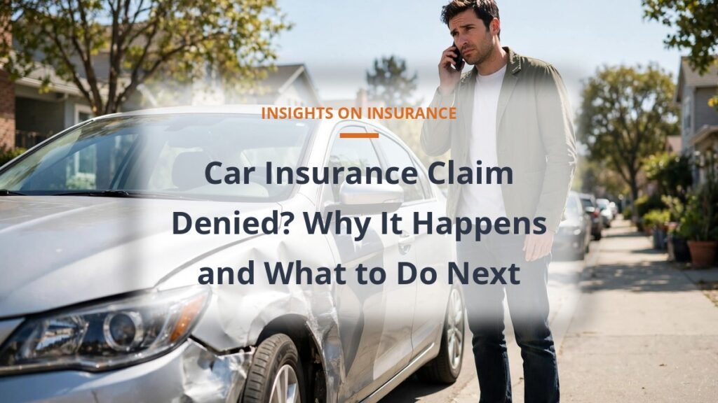 Driver calling about car damage - car insurance claim denied what to do