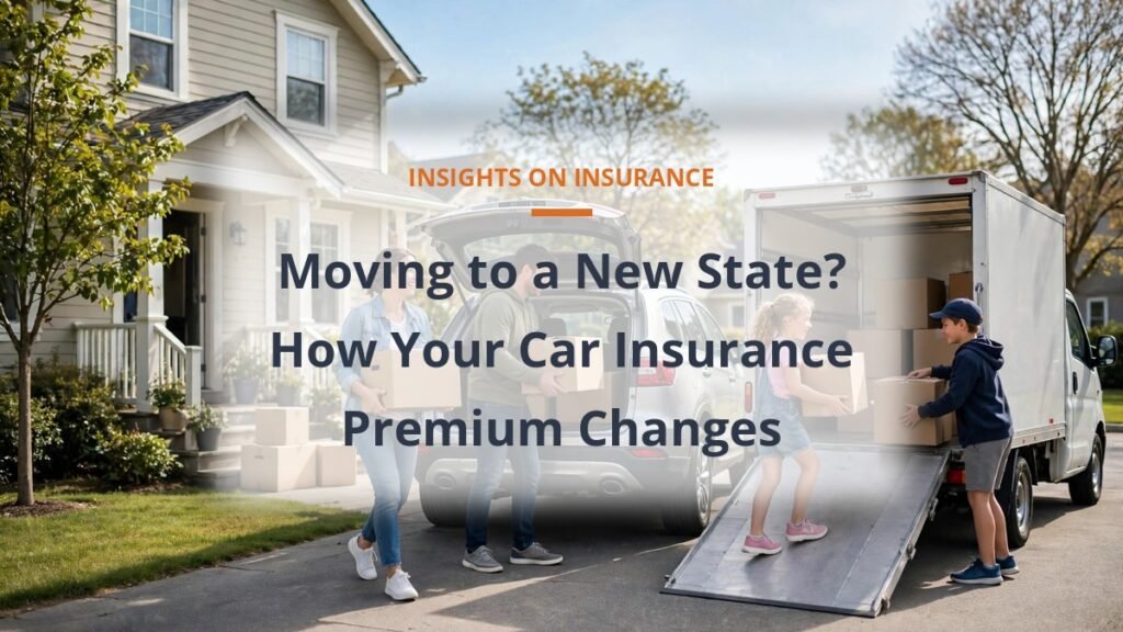 Car insurance premium change when moving to a new state
