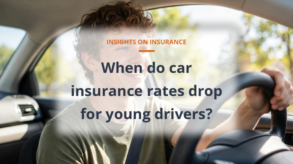 When car insurance rates drop for young drivers