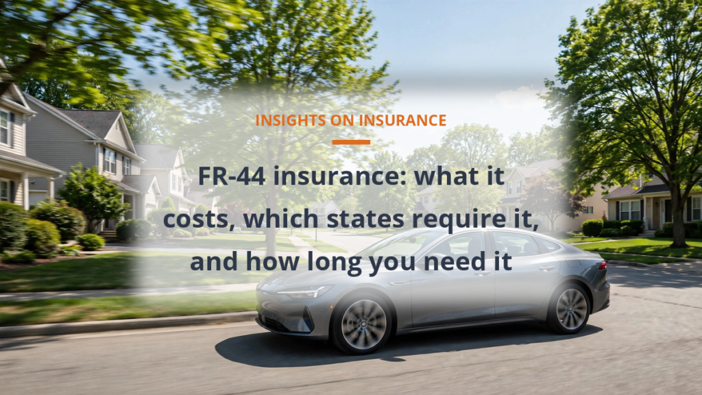 FR-44 insurance cost Florida Virginia requirements