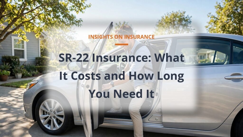 Driver getting into a car on a sunny morning - SR-22 insurance costs and duration explained