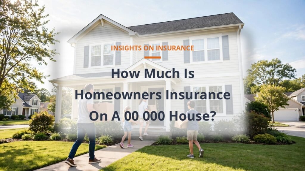 Two story suburban house on a sunny day, homeowners insurance on a 400000 dollar house