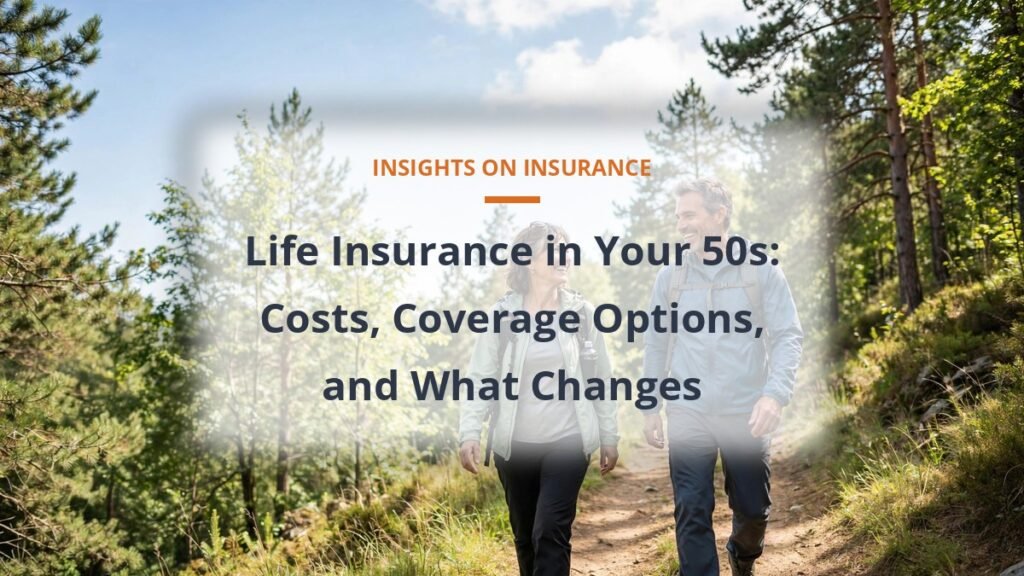 Life insurance costs for adults in their 50s