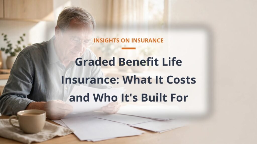 Graded benefit life insurance cost and payout schedule explained