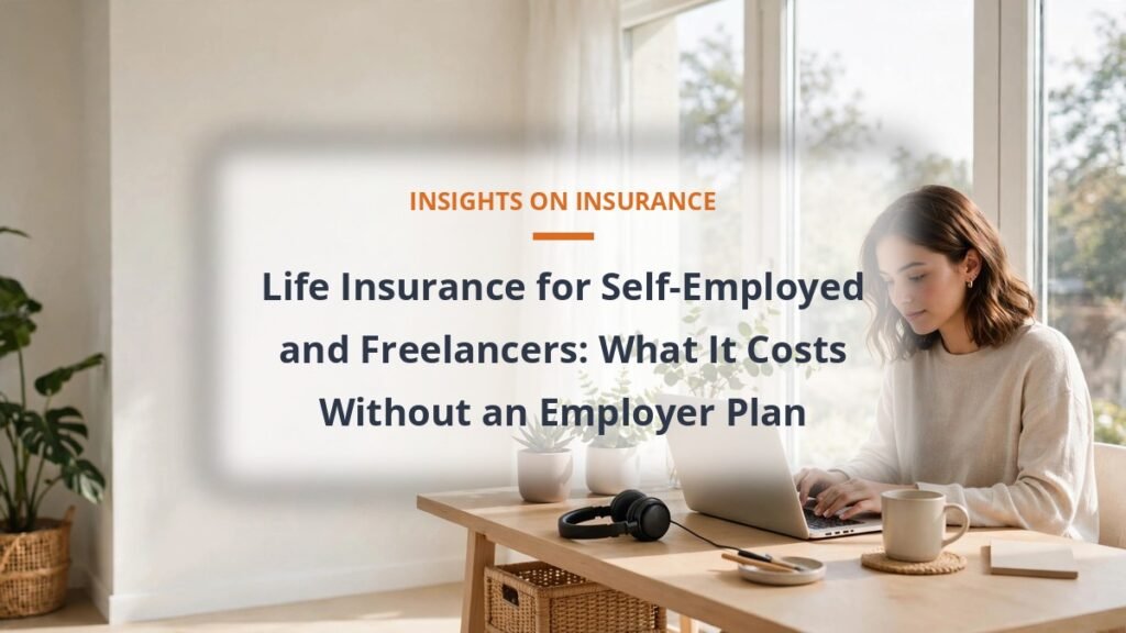 Life insurance costs for self-employed workers and freelancers