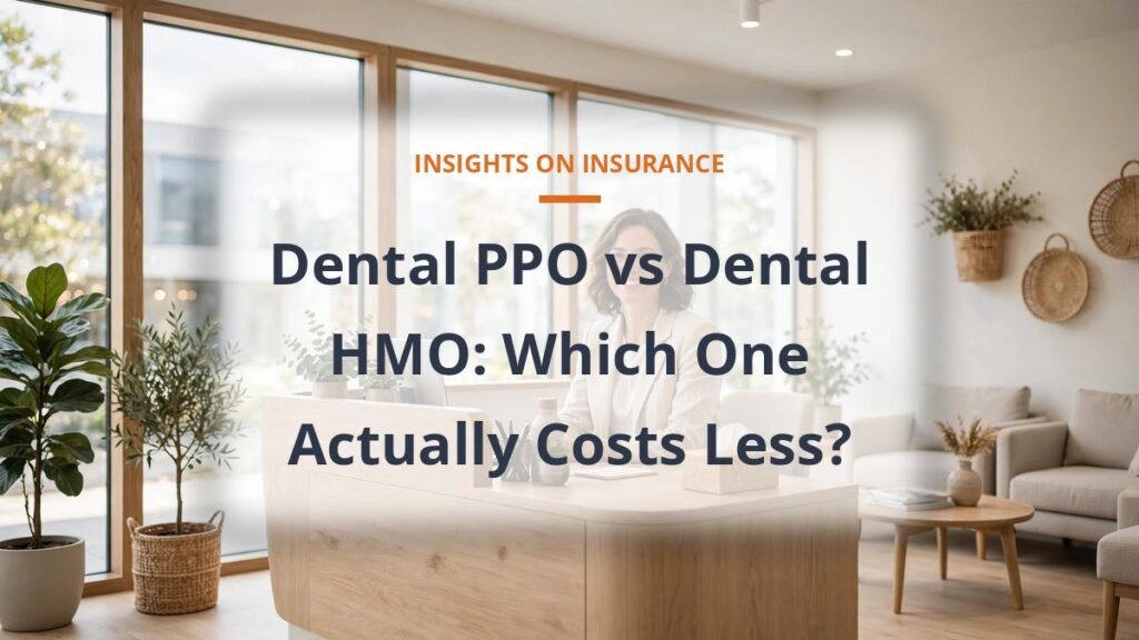 Dental PPO vs dental HMO cost comparison
