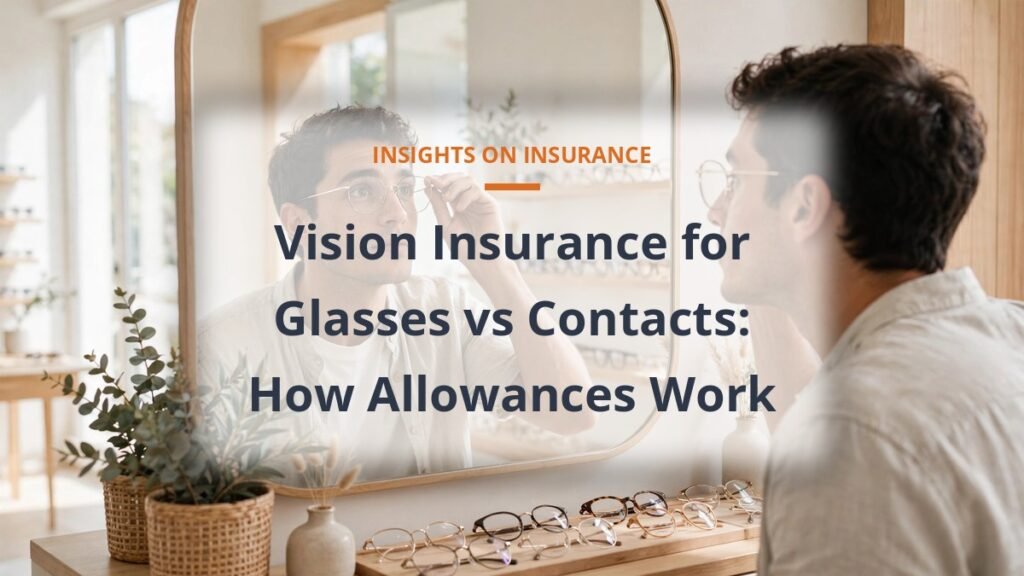 Vision insurance glasses vs contacts allowances
