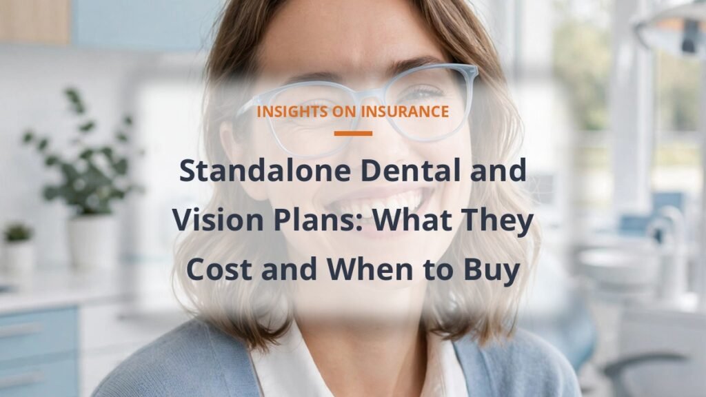 Smiling woman with glasses at a modern dental clinic