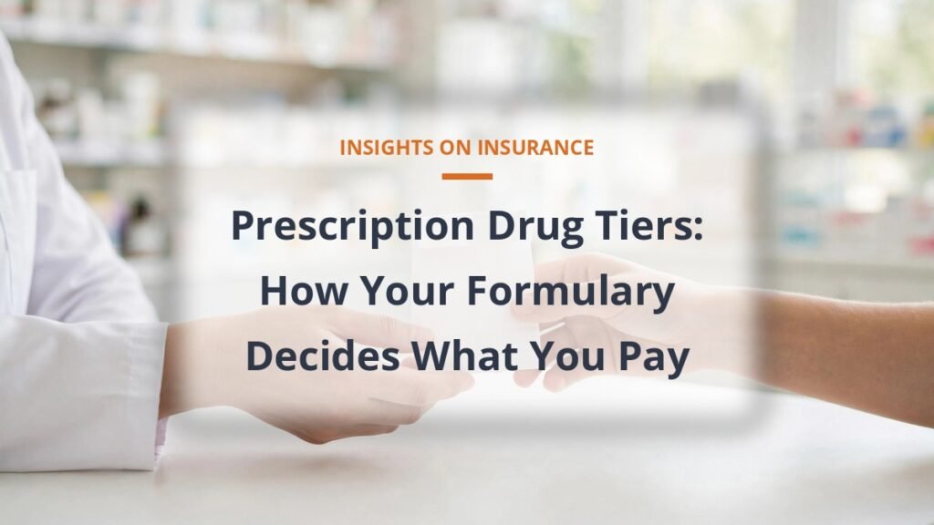 Pharmacist handing a prescription bag across a clean pharmacy counter