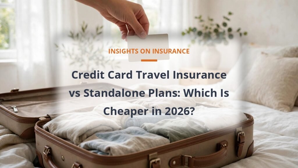 Credit card travel insurance vs standalone plans comparison