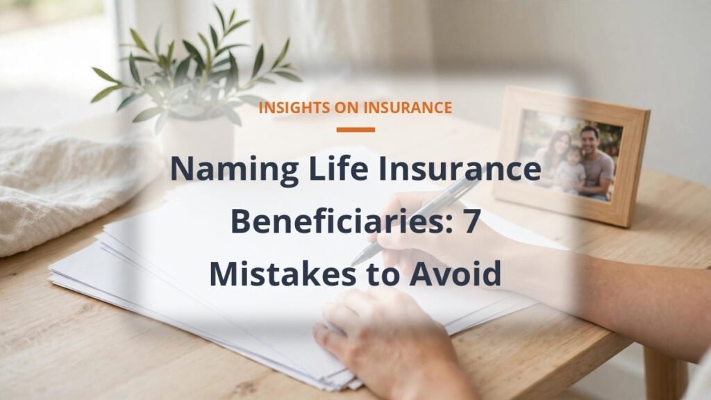 Life insurance beneficiary designation mistakes to avoid