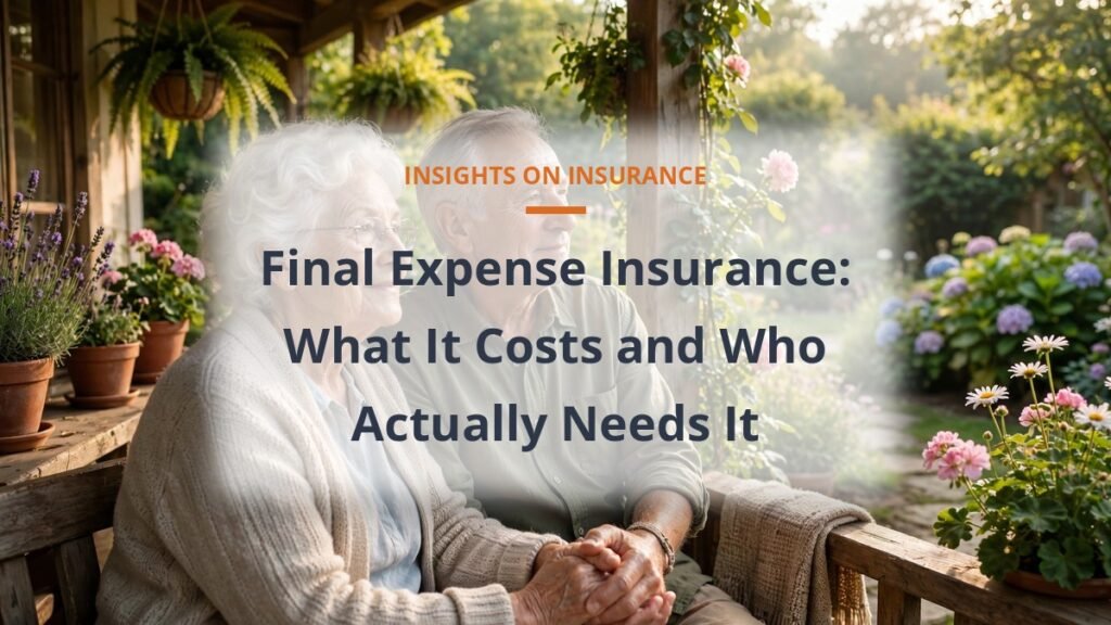 Final expense insurance costs by age