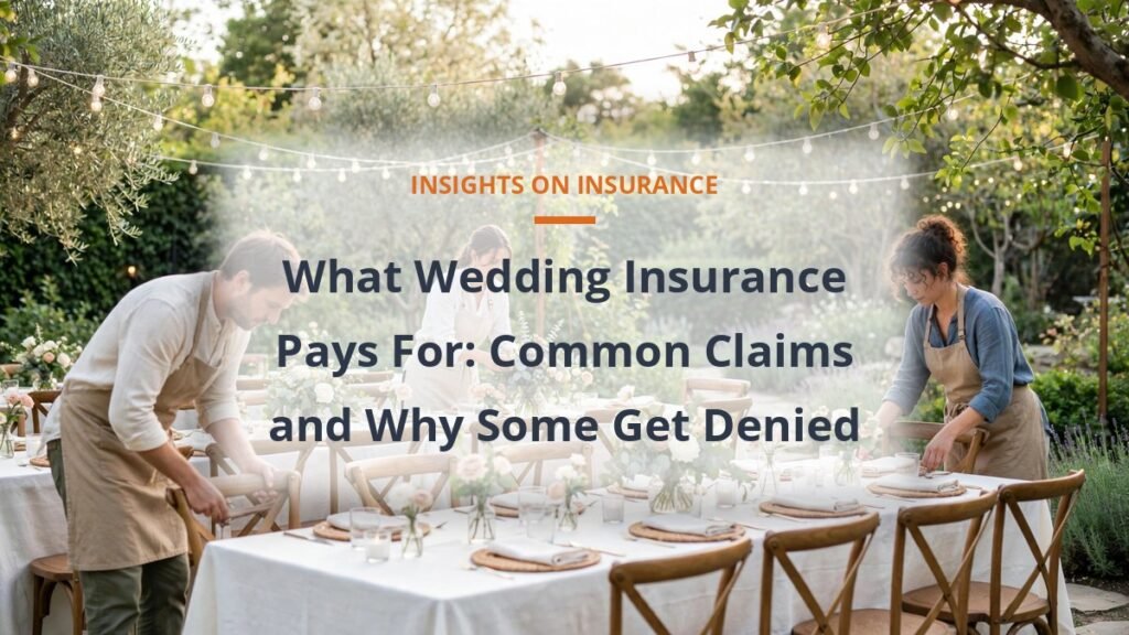 wedding insurance common claims and denial reasons