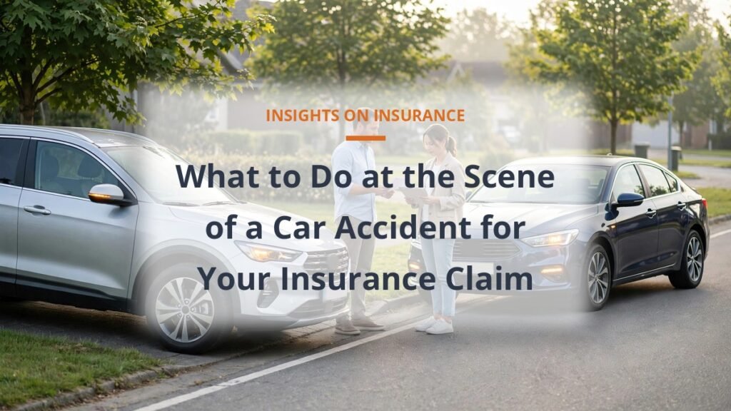 What to do at the scene of a car accident to protect your insurance claim